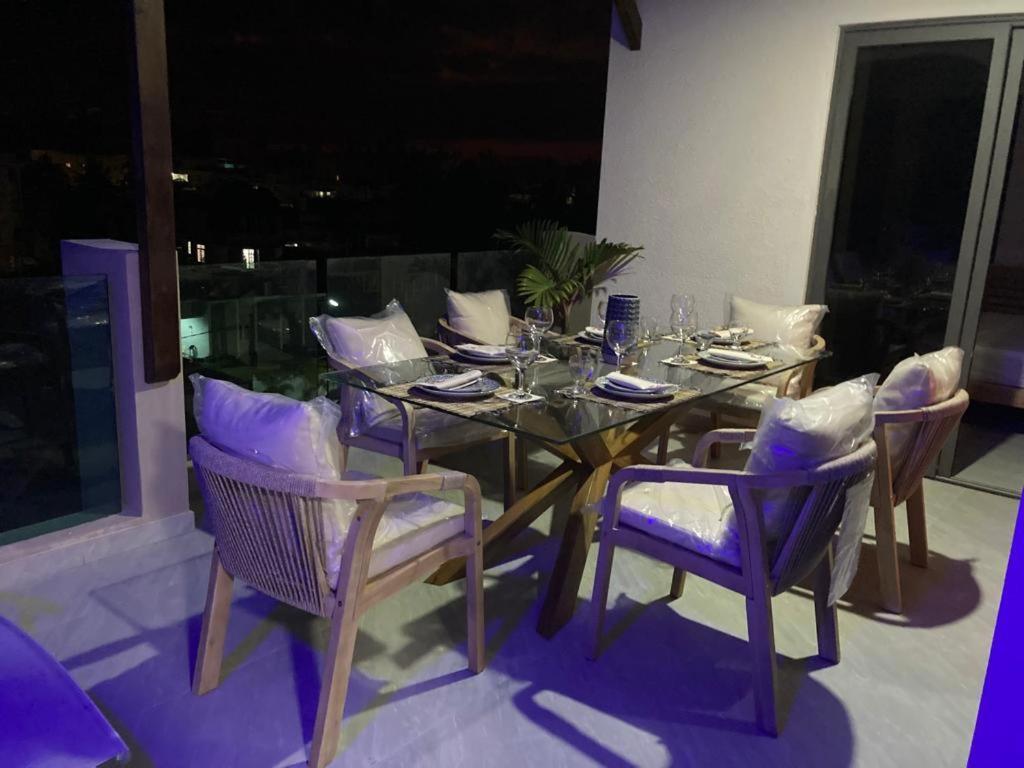 Splendide Penthouse Vue Mer A 5 Mn A Pied De La Plage Flic-en-Flacq Extérieur photo