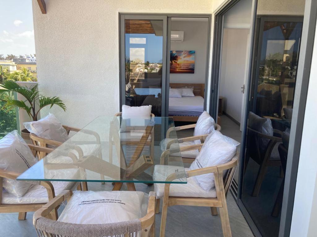 Splendide Penthouse Vue Mer A 5 Mn A Pied De La Plage Flic-en-Flacq Extérieur photo
