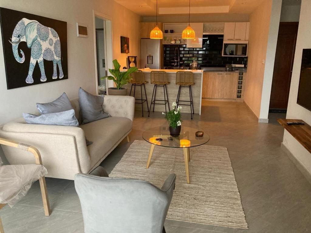 Splendide Penthouse Vue Mer A 5 Mn A Pied De La Plage Flic-en-Flacq Extérieur photo