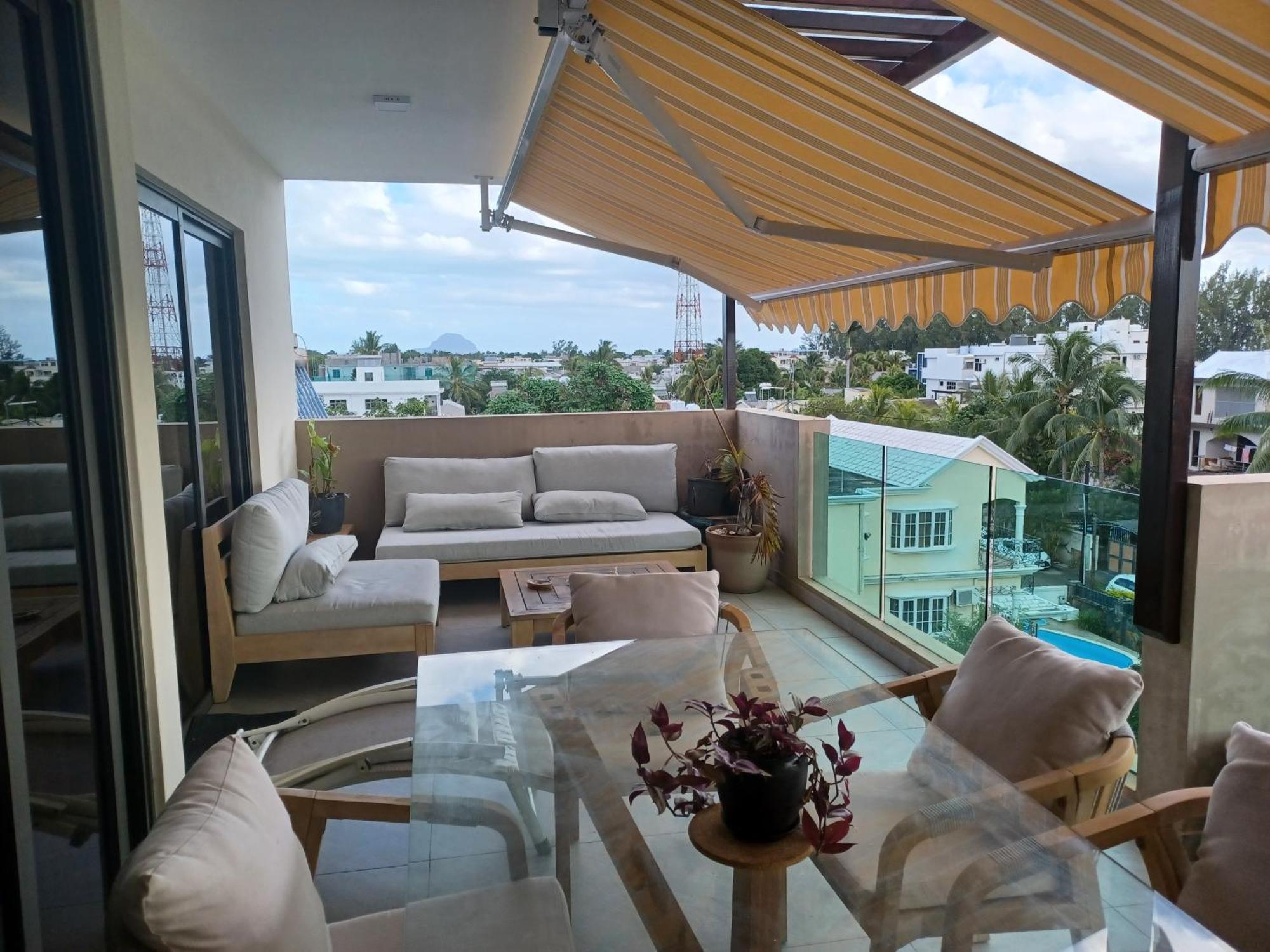 Splendide Penthouse Vue Mer A 5 Mn A Pied De La Plage Flic-en-Flacq Extérieur photo