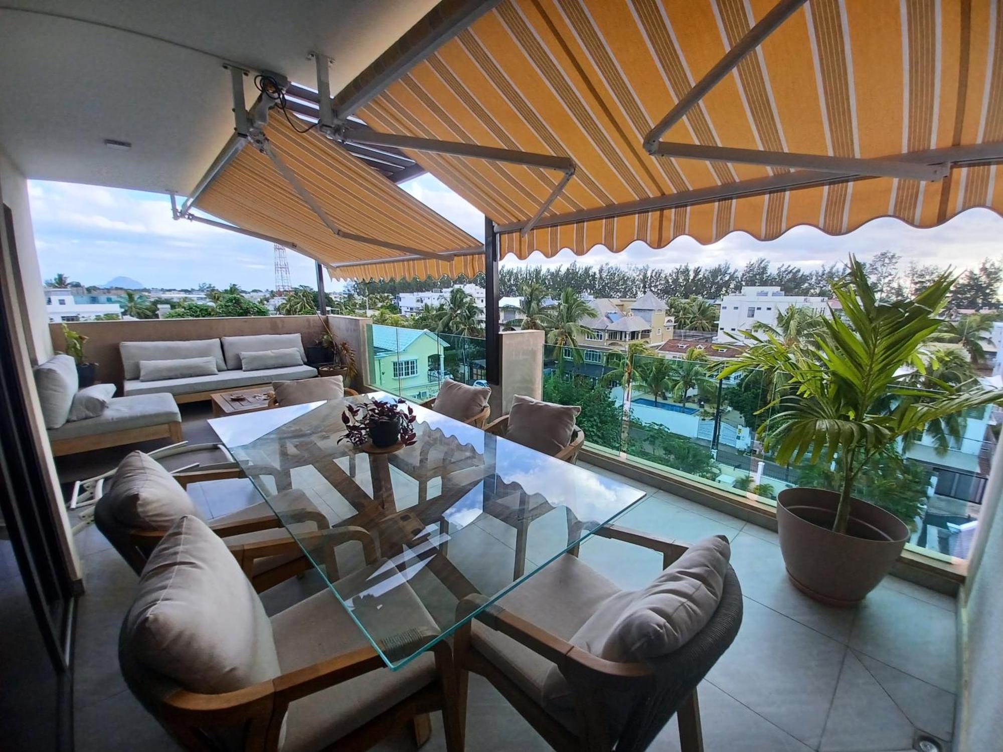 Splendide Penthouse Vue Mer A 5 Mn A Pied De La Plage Flic-en-Flacq Extérieur photo